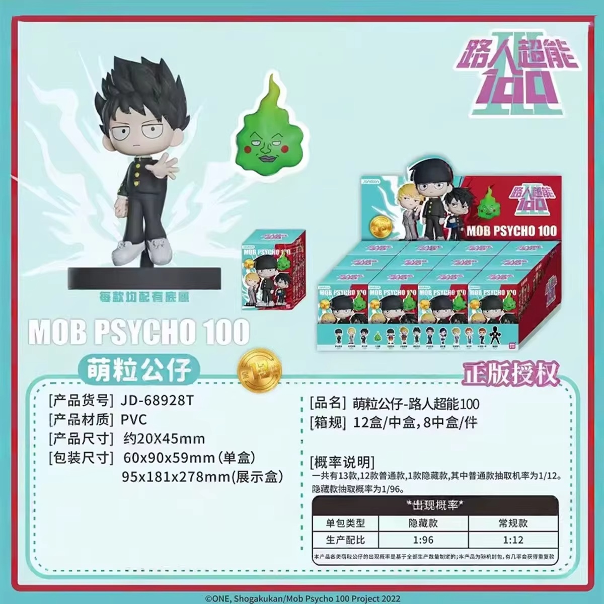 Original Mob Psycho 100 Series - Anime Action Figure Blind Box 评论和价格