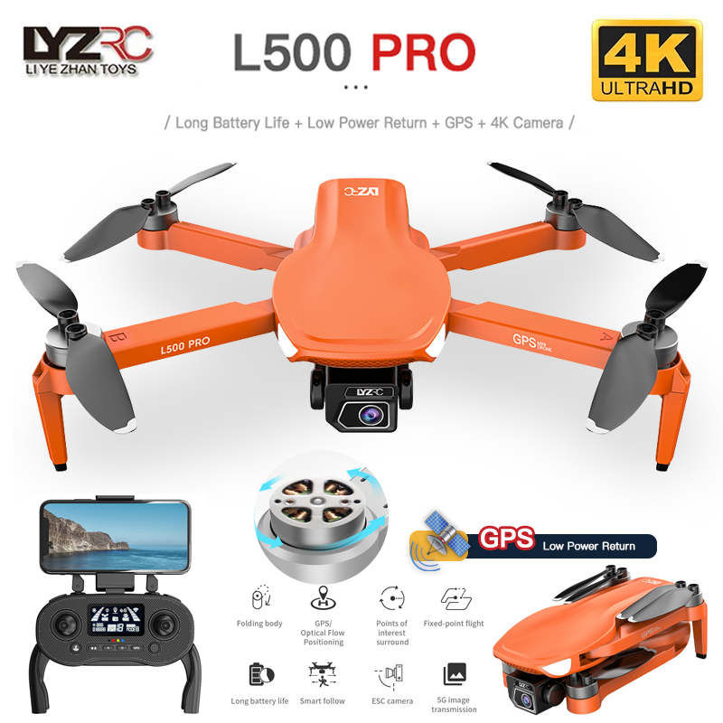L500 PRO GPS Drone 4K Profesio - Fpv Brushless Rc Drone 4K 评论和价格