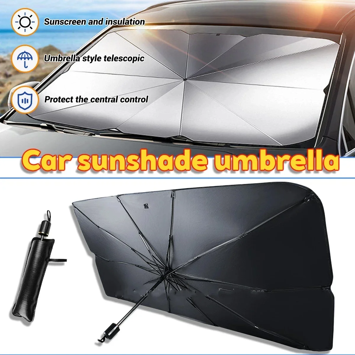 Car Umbrella Sunshade Windshie - Building Blocks 评论和价格