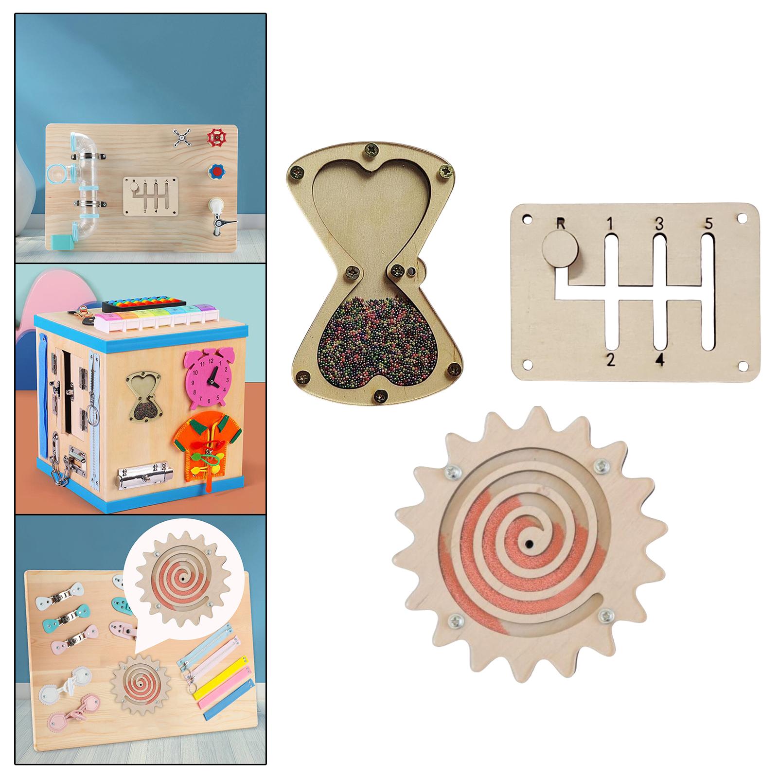 Montessori Busy Board Accessor - Montessori Wooden Busy Board Toddler 评论和价格