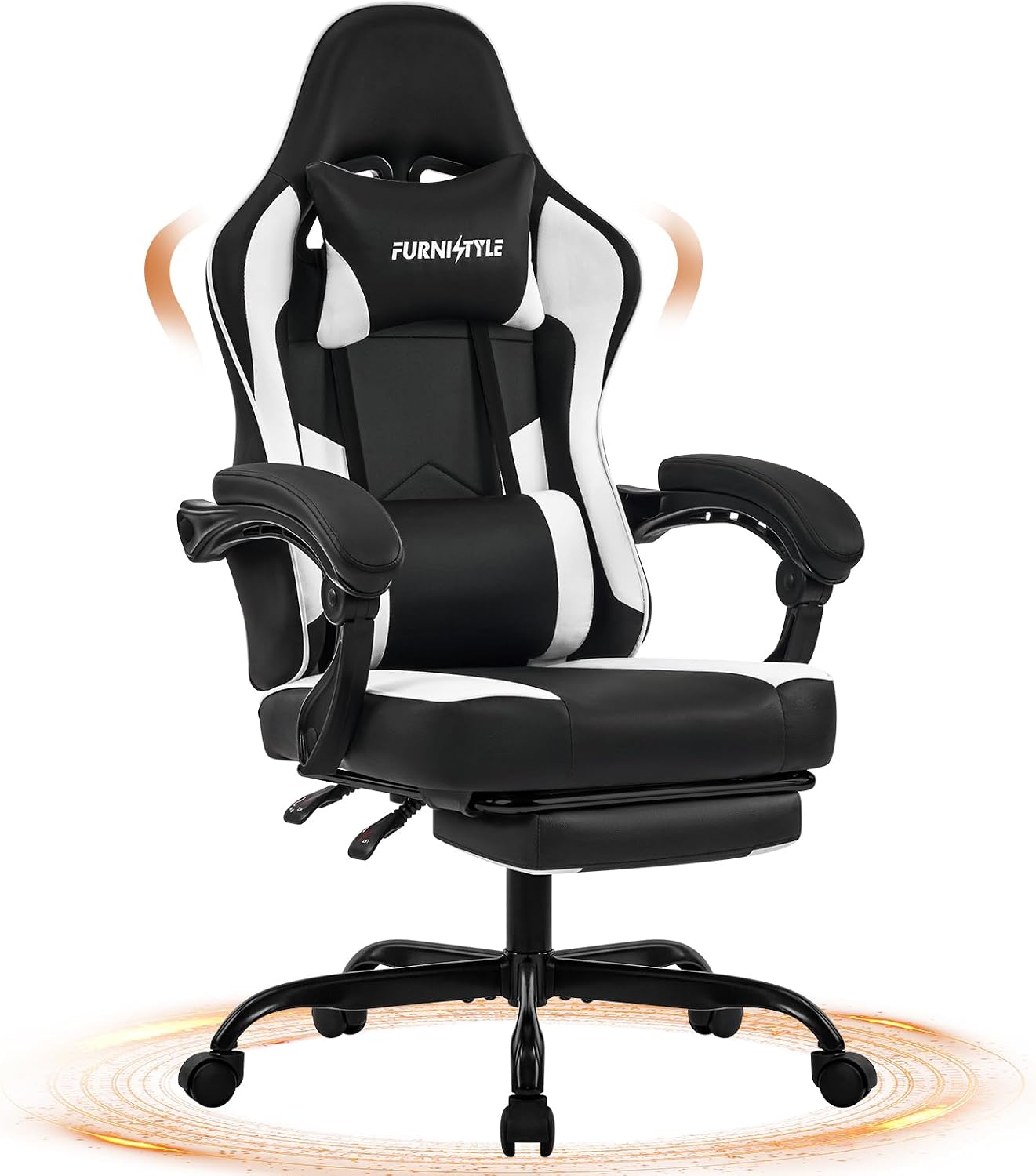 Gaming Chair with Footrest, Vi - Video Games 评论和价格