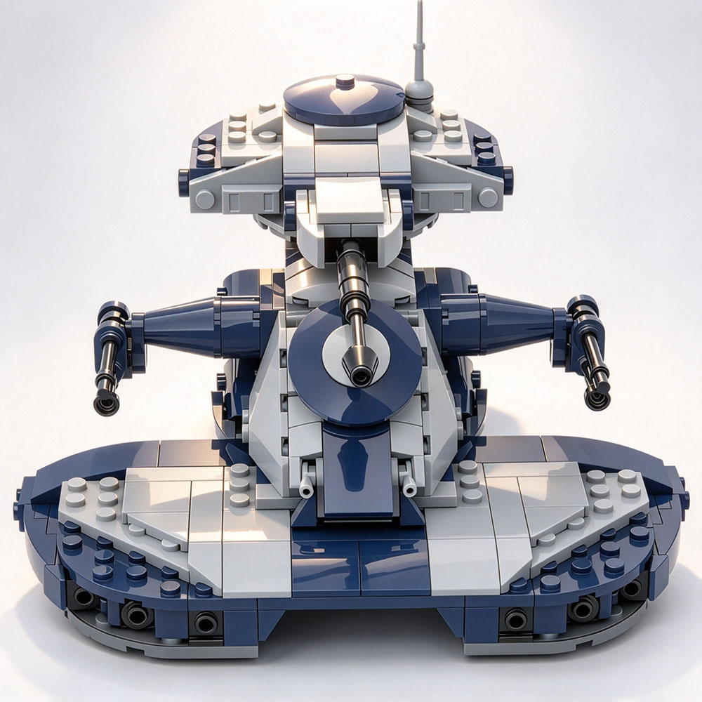 MOC Classic Star Movie Accesso - Lego Compatible Military Tank 评论和价格