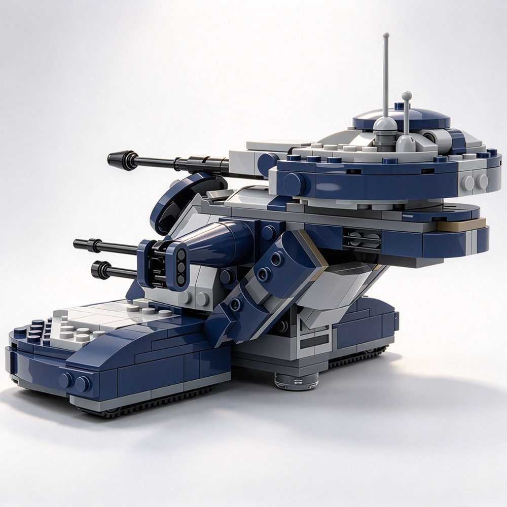 MOC Classic Star Movie Accesso - Lego Compatible Military Tank 评论和价格