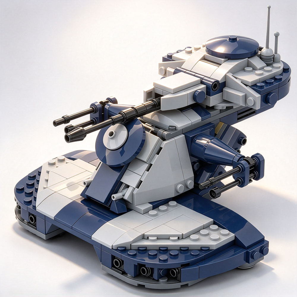 MOC Classic Star Movie Accesso - Lego Compatible Military Tank 评论和价格