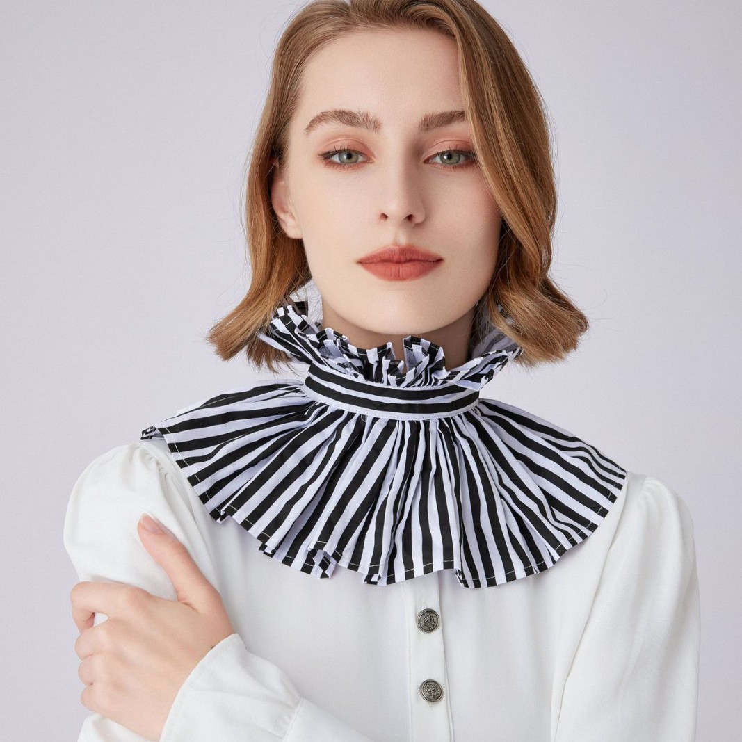 French Style Black White Strip - Dolls 评论和价格