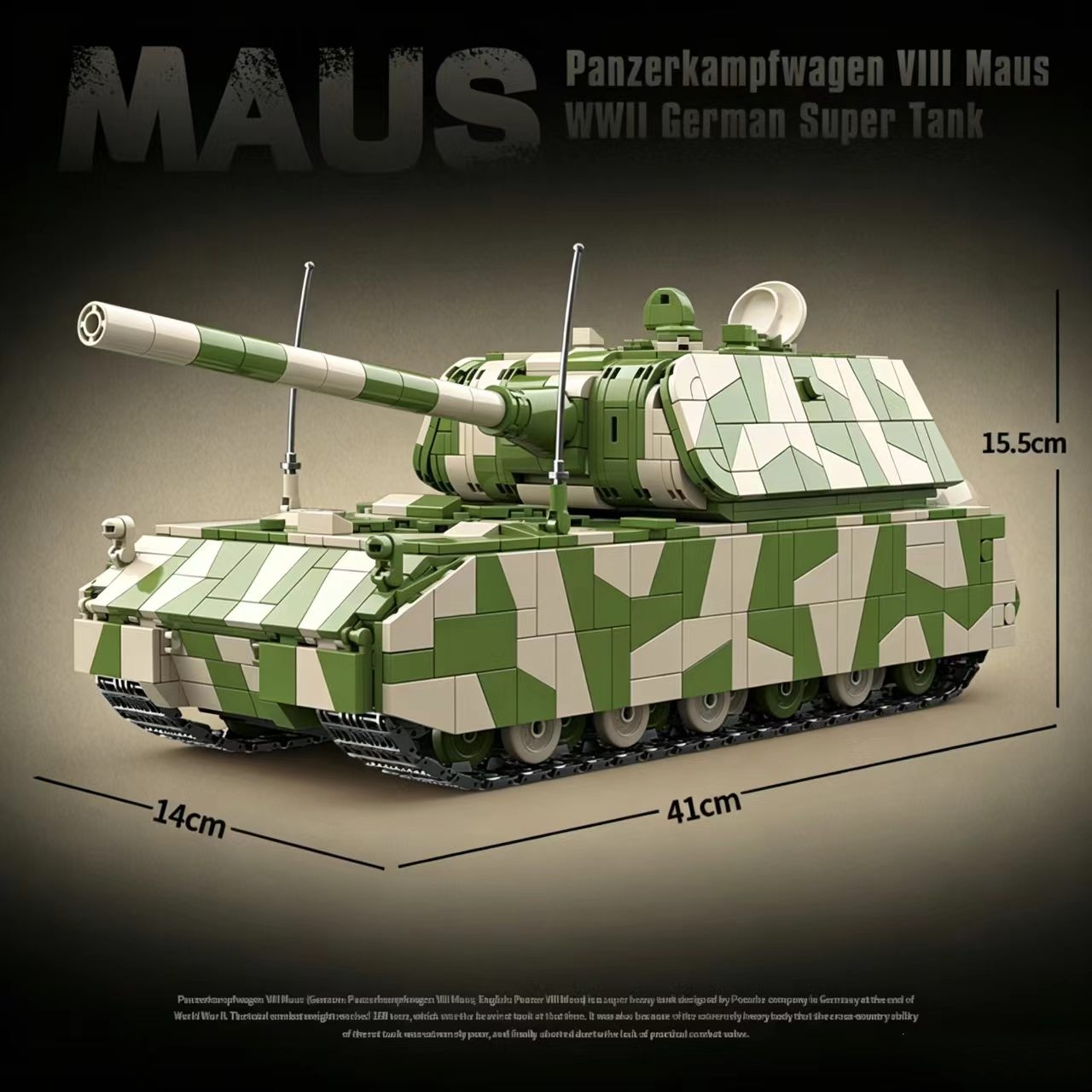 Military Tank Building Blocks  - Lego Compatible Military Tank 评论和价格