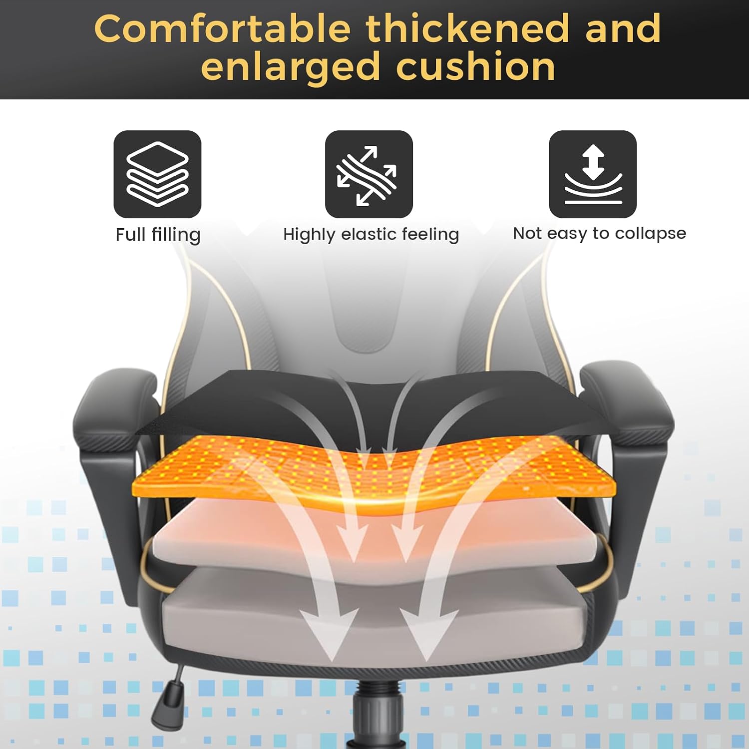 HapGIFT Gaming Chair, Ergonomi - Video Games 评论和价格
