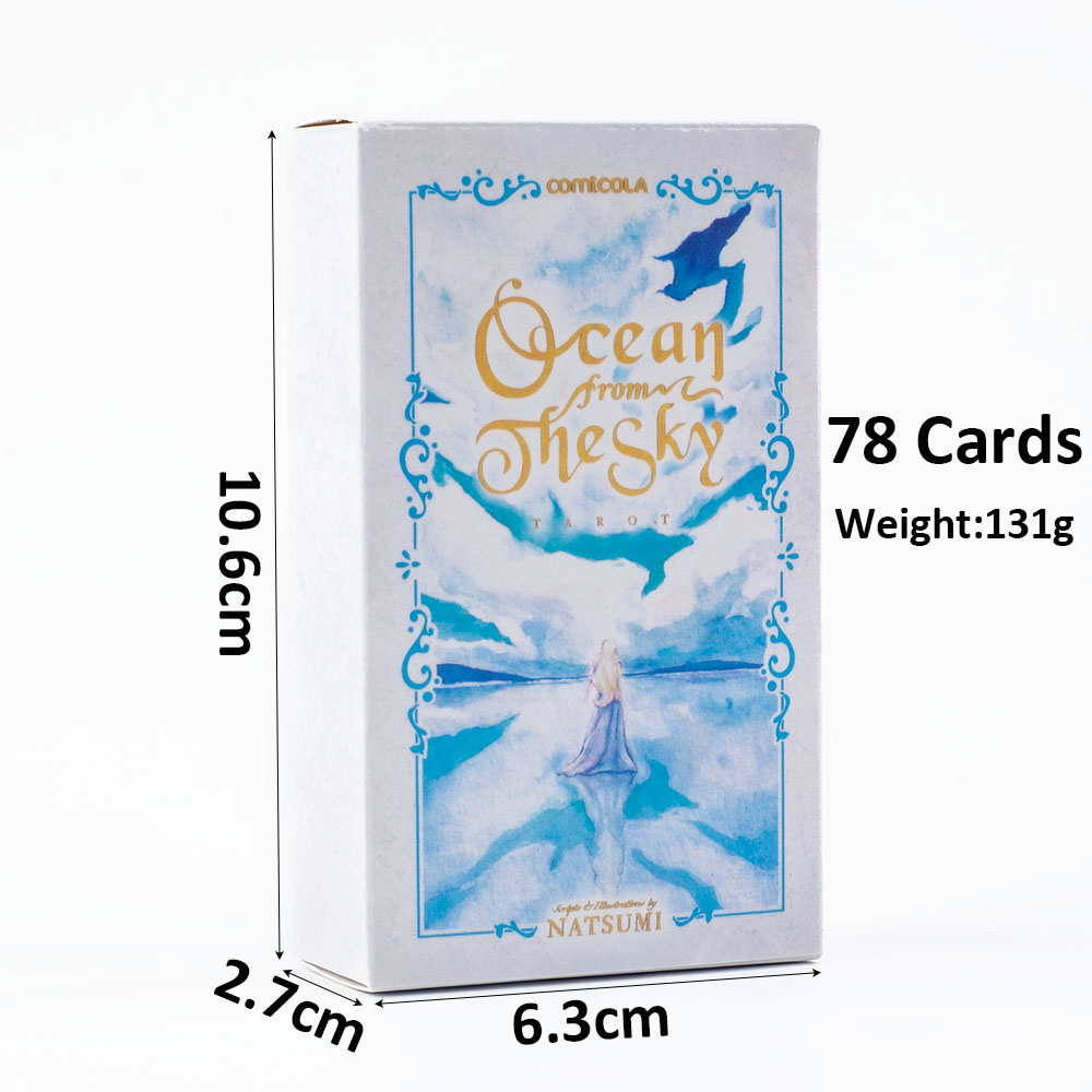 10.3*6cm Hand-Painted Watercol - Tarot Cards Deck With Guidebook 评论和价格