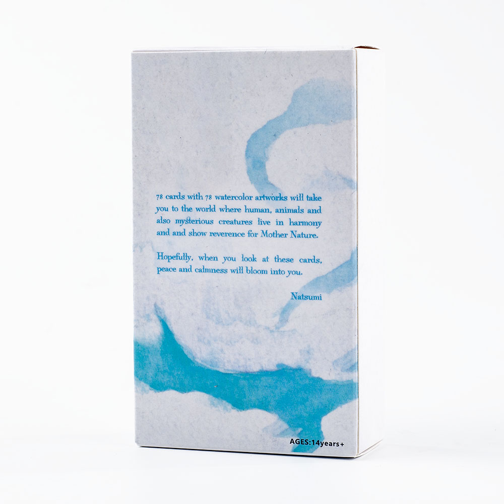 10.3*6cm Hand-Painted Watercol - Tarot Cards Deck With Guidebook 评论和价格