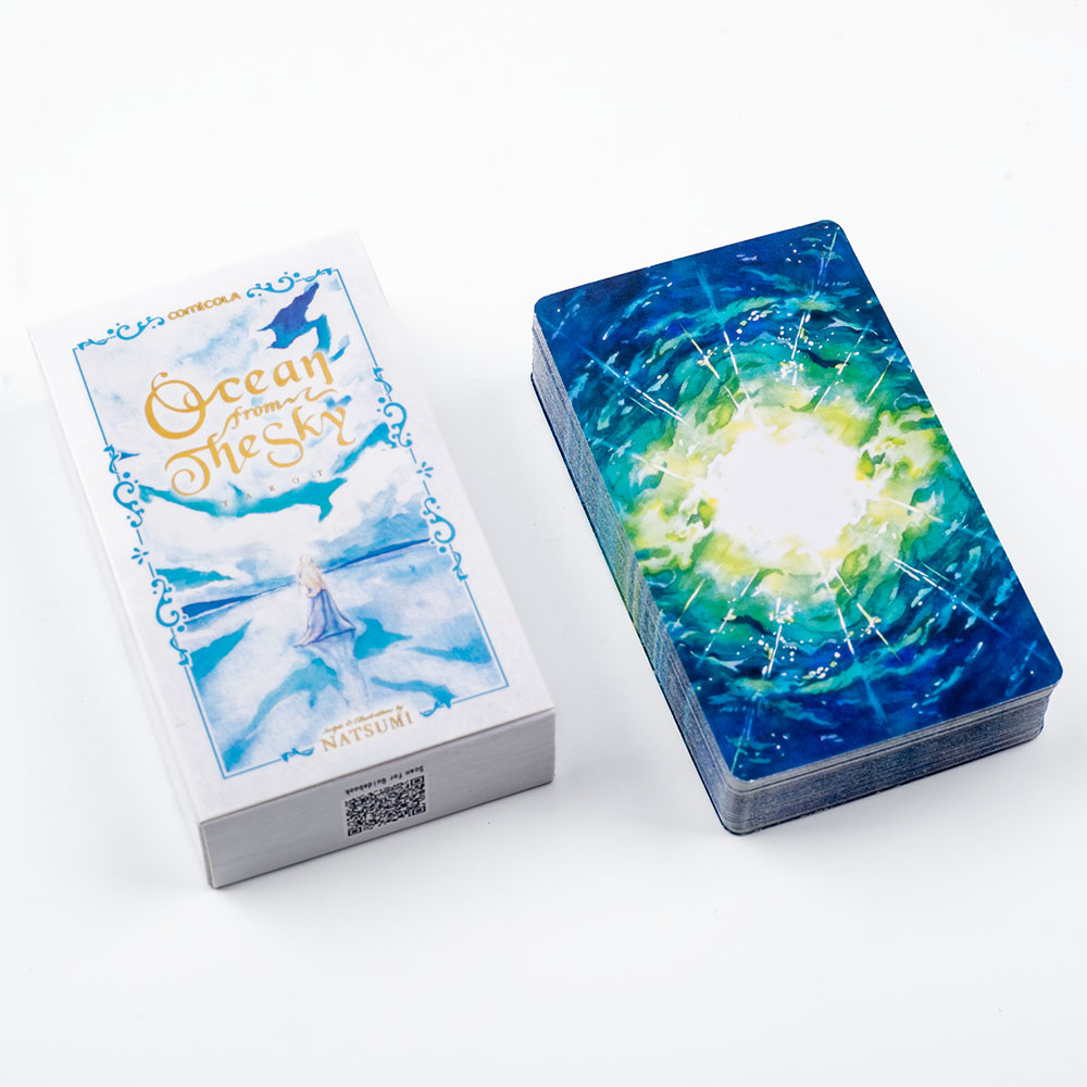 10.3*6cm Hand-Painted Watercol - Tarot Cards Deck With Guidebook 评论和价格