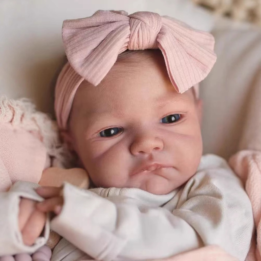 48CM Reborn Silicone Dolls Aug - Reborn Baby Doll Silicone Realistic 评论和价格