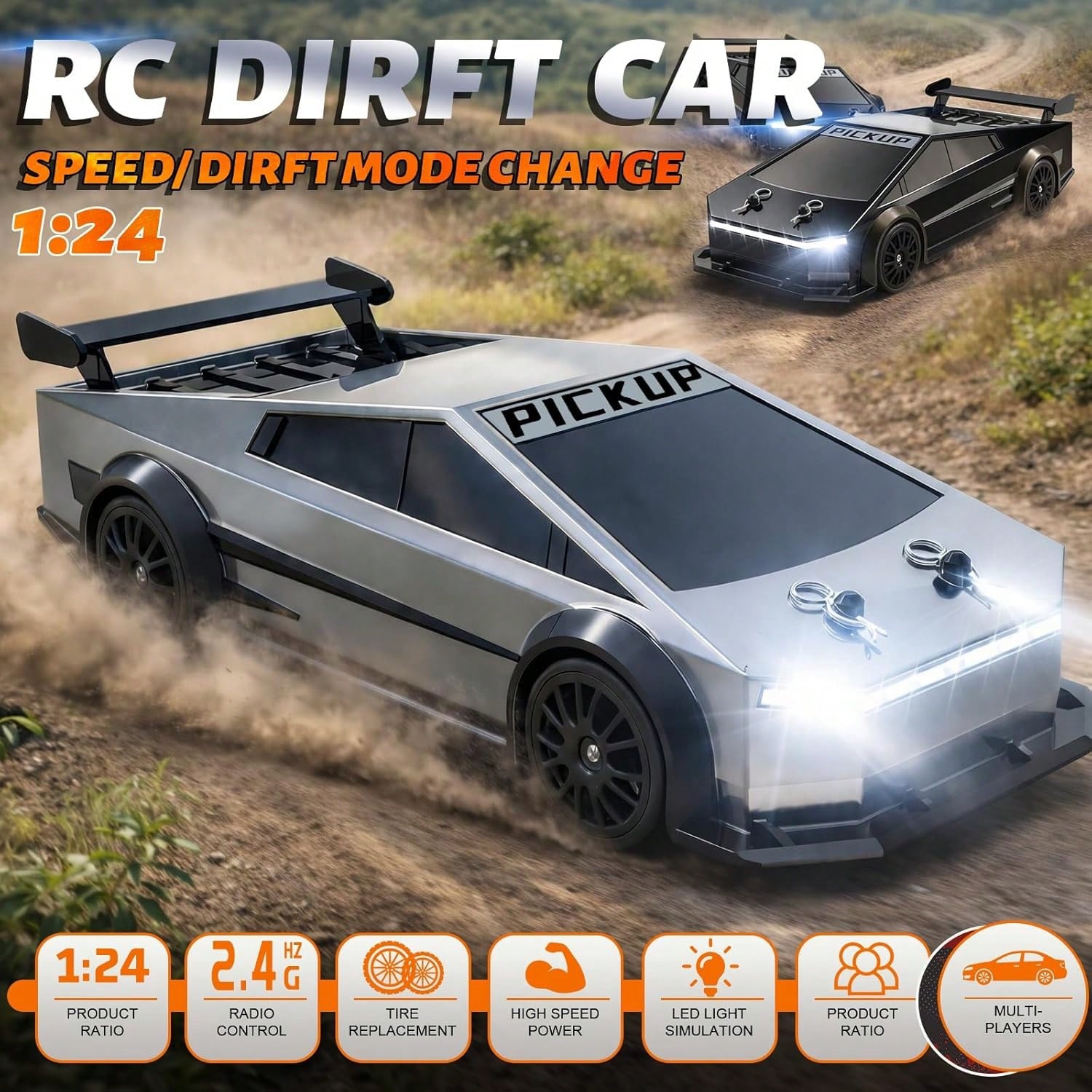 1:24 Scale 4WD RC Drift Car –  - Rc Drift Car 1 24 Scale 4Wd 评论和价格