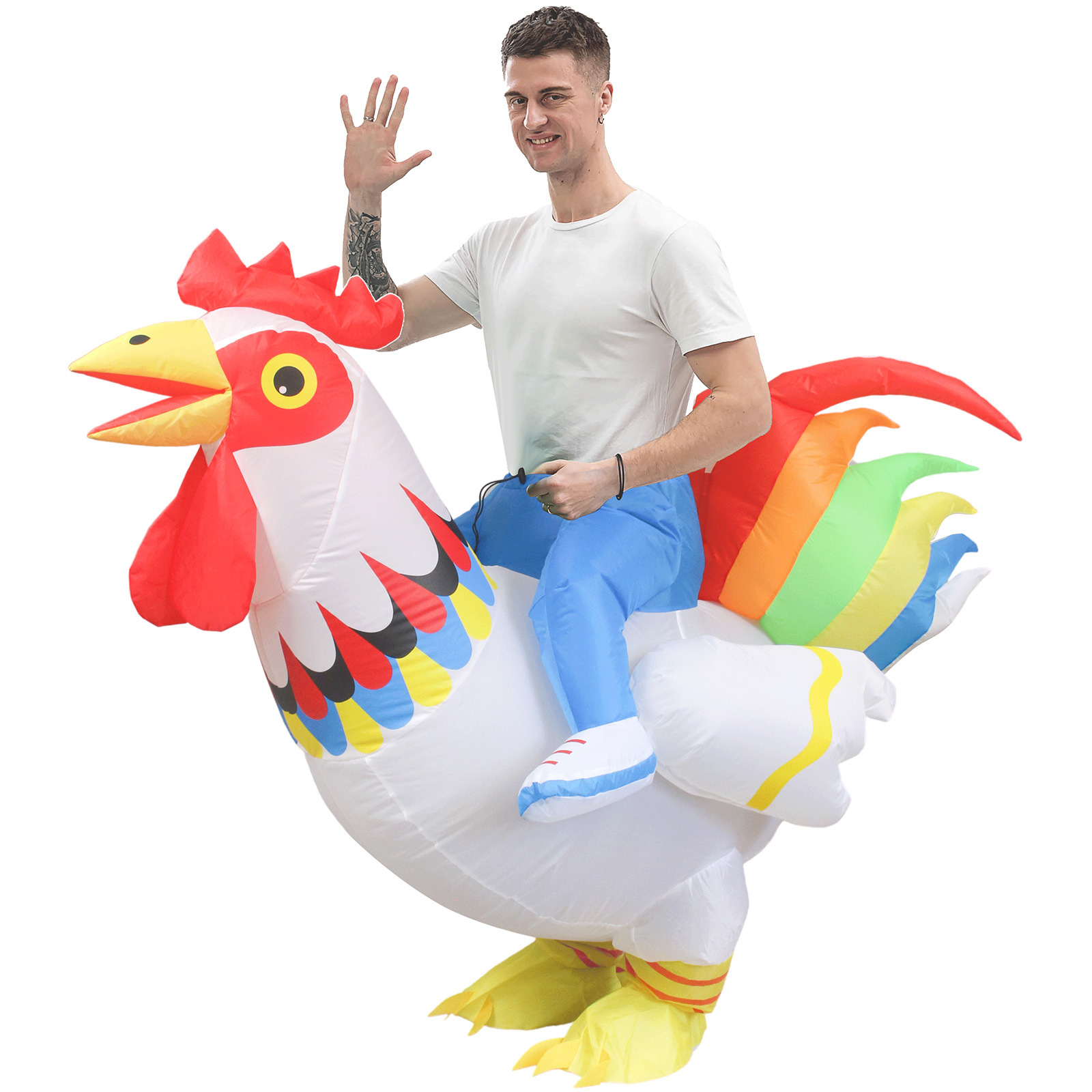 Halloween Funny Rooster Inflat - Dolls 评论和价格