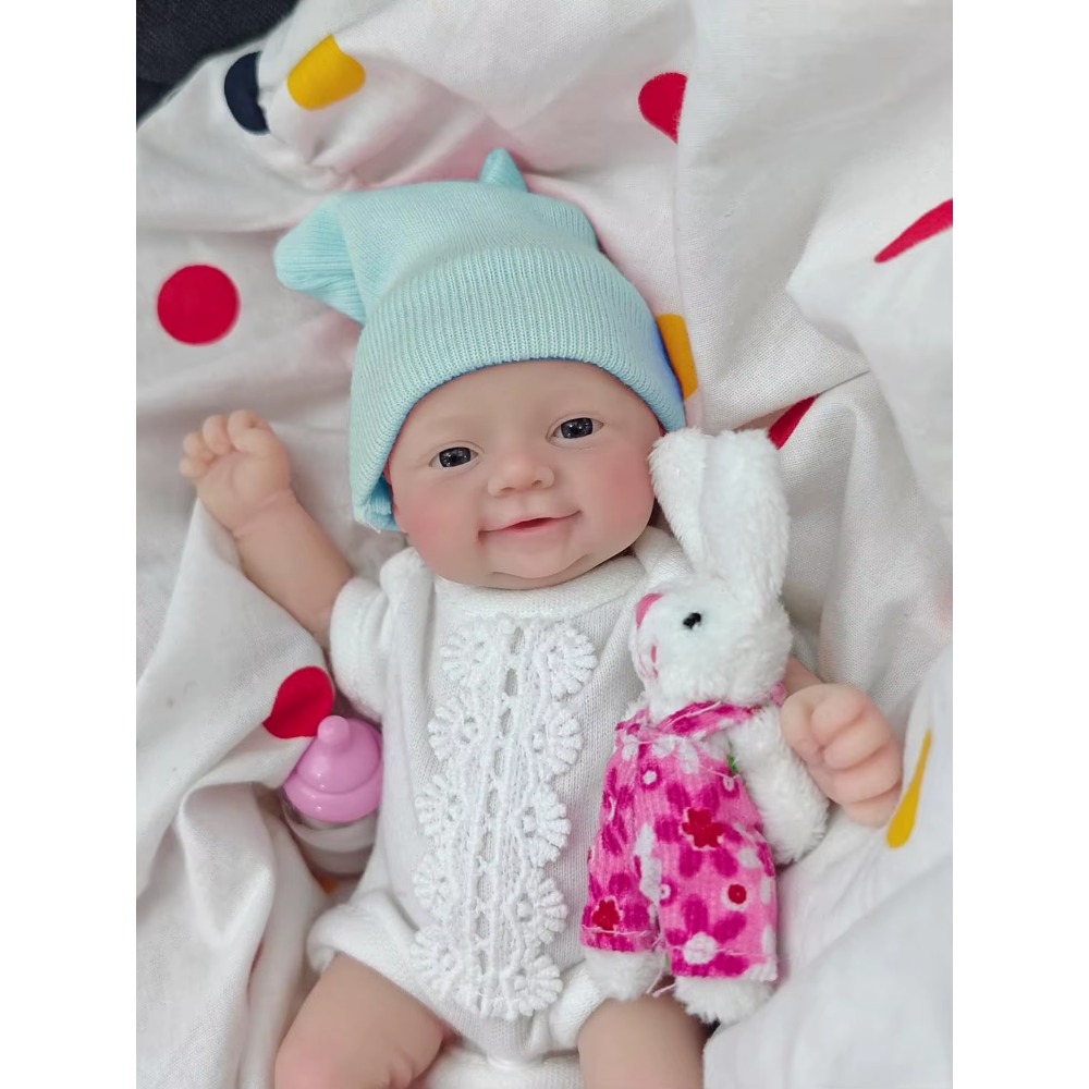 7 Inch Reborn  Doll Full Body  - Reborn Baby Doll Silicone Realistic 评论和价格