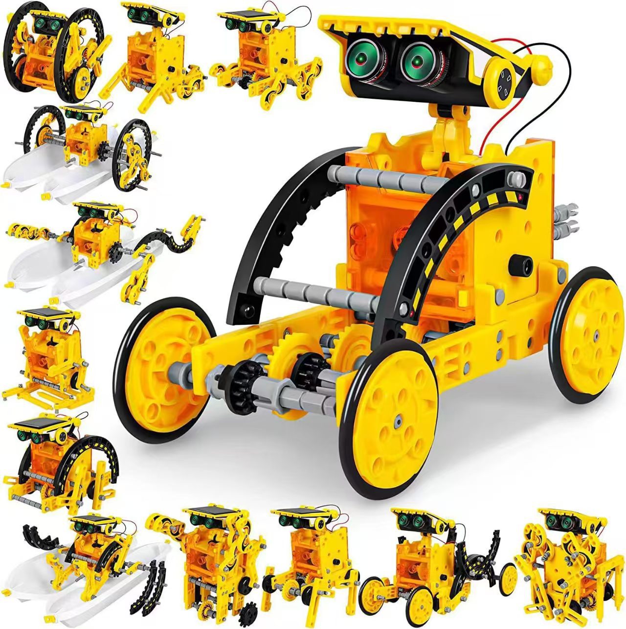 Solar Robot Kits DIY Assemblin - Stem Solar Robot Kit For Kids 评论和价格