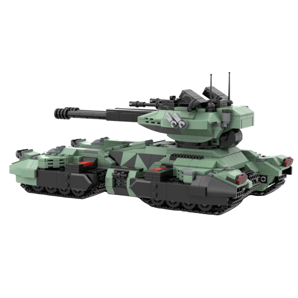 MOC UNSC Grizzly Tank Building - Lego Compatible Military Tank 评论和价格
