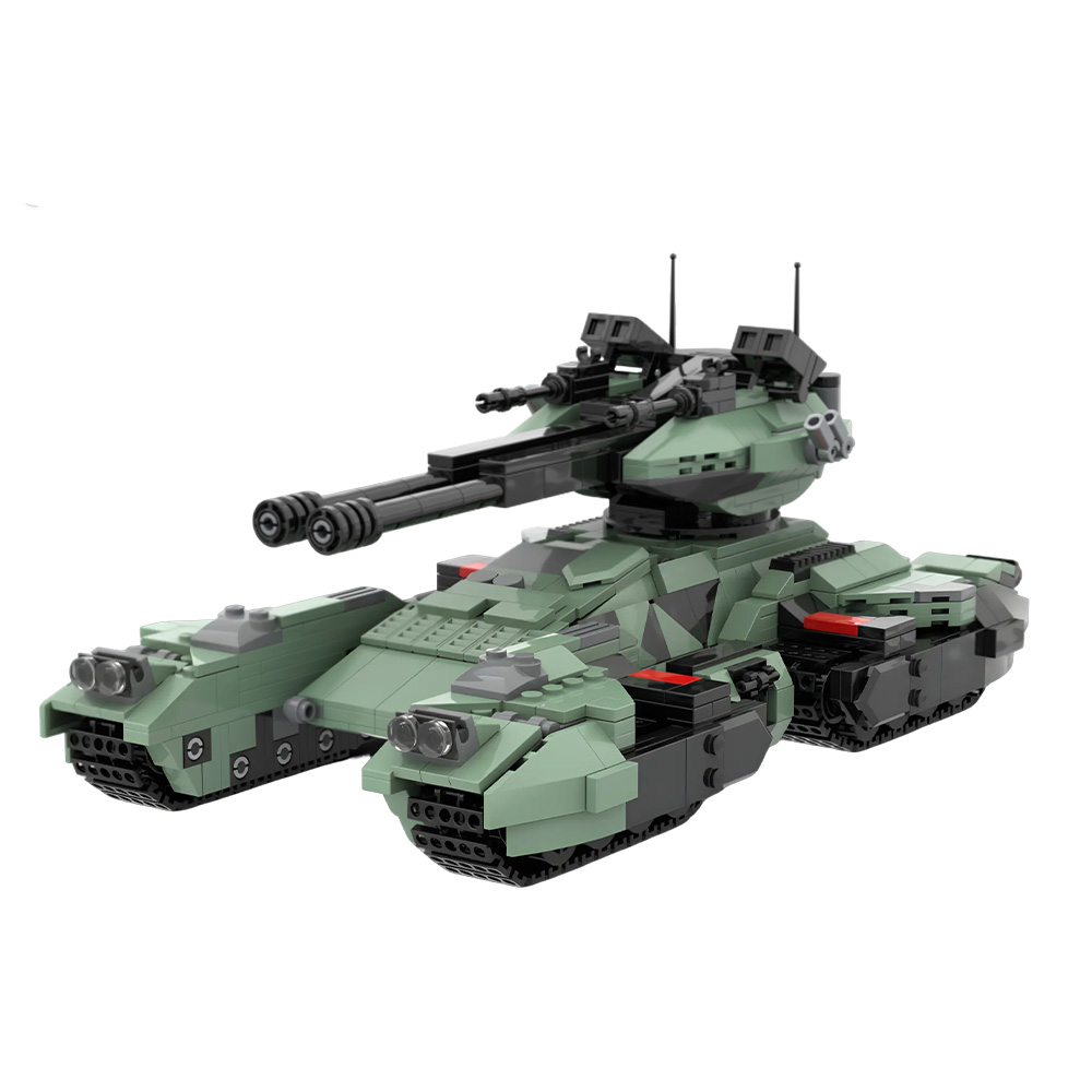 MOC UNSC Grizzly Tank Building - Lego Compatible Military Tank 评论和价格