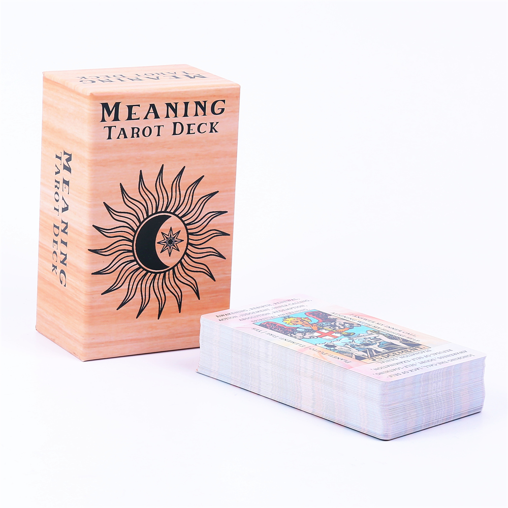 12*7cm Meaning Tarot Deck In S - Tarot Cards Deck With Guidebook 评论和价格