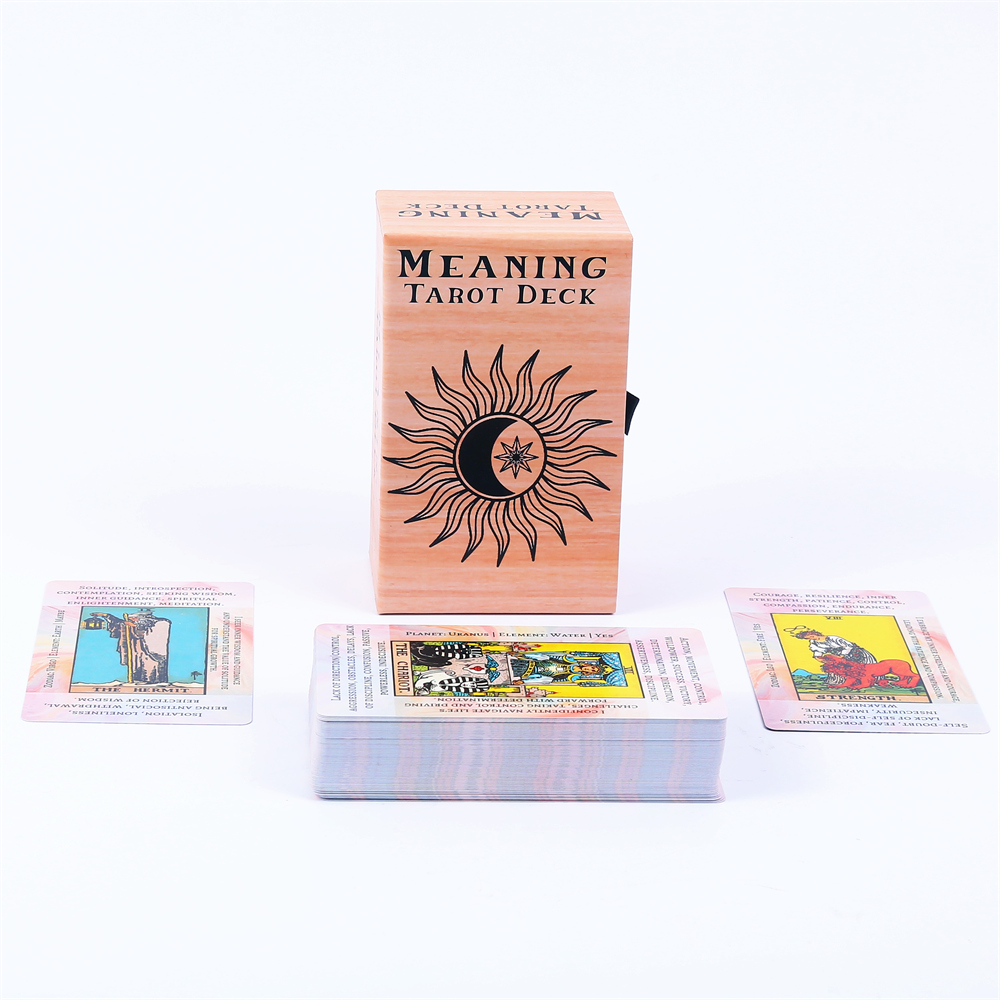 12*7cm Meaning Tarot Deck In S - Tarot Cards Deck With Guidebook 评论和价格