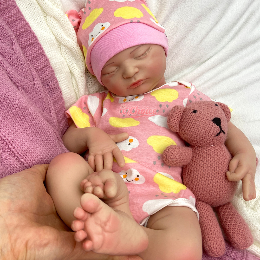 Open Mouth 20Inch 50Cm 3.4Kg R - Reborn Baby Doll Silicone Realistic 评论和价格
