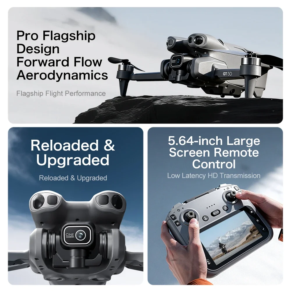 GT50 4K/6K/8K FPV Drone with D - Fpv Brushless Rc Drone 4K 评论和价格