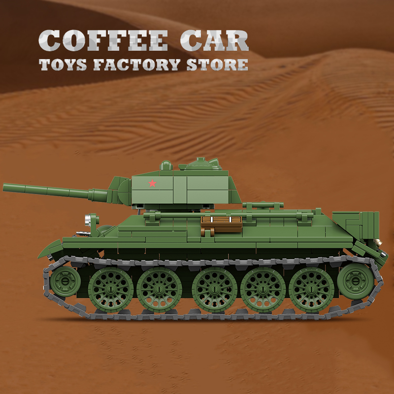 M4A3 Medium Tank Building Bloc - Lego Compatible Military Tank 评论和价格