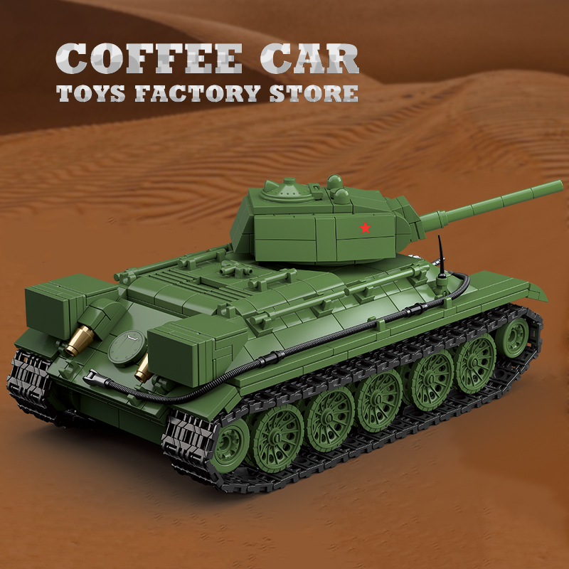 M4A3 Medium Tank Building Bloc - Lego Compatible Military Tank 评论和价格