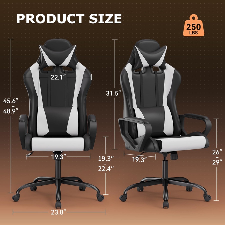 Ergonomic Gaming Chair for Adu - Video Games 评论和价格