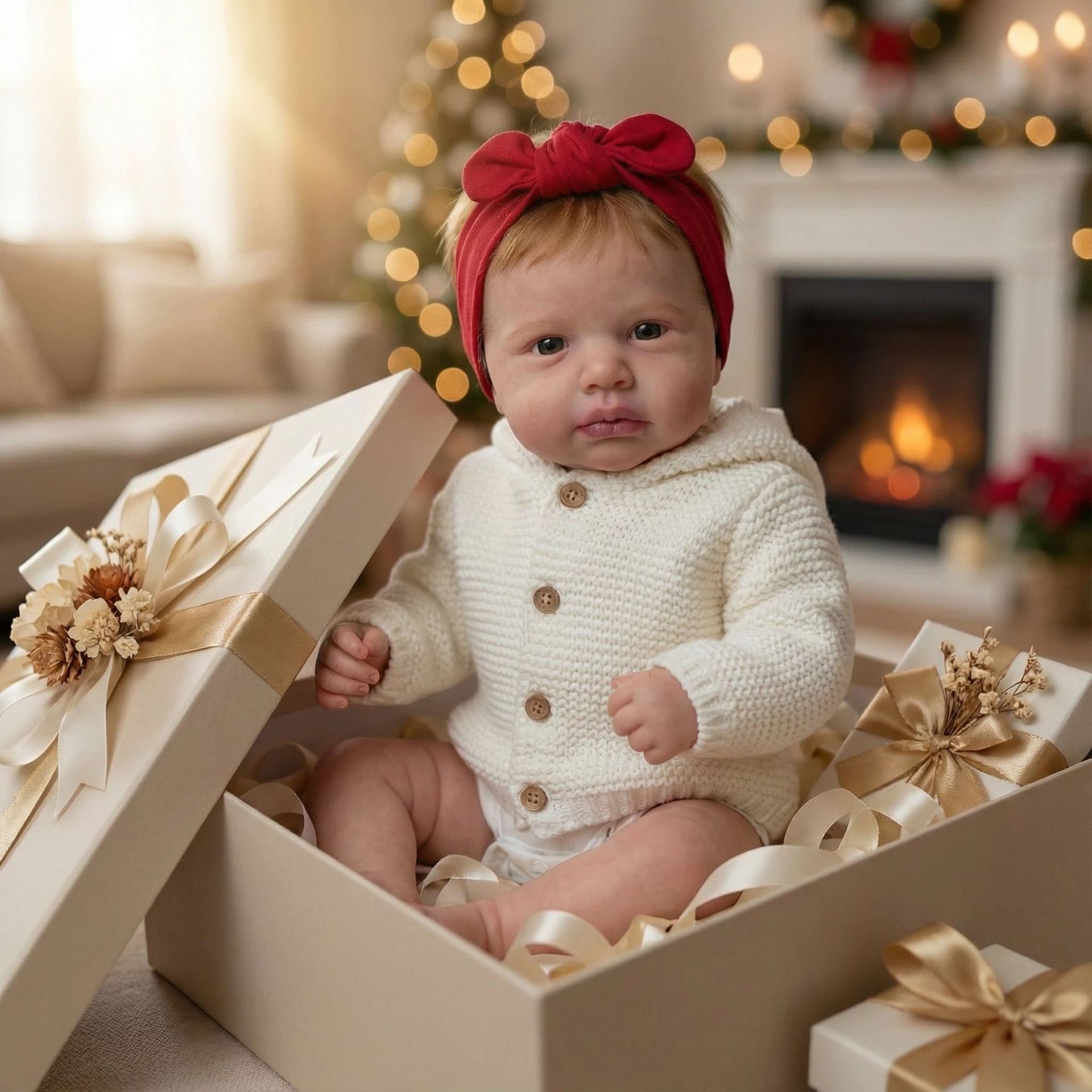 49cm LOULOU Realistic Newborn  - Reborn Baby Doll Silicone Realistic 评论和价格
